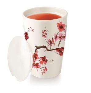 Tea Forte KATI Loose Tea Tumbler | Cherry Blossom