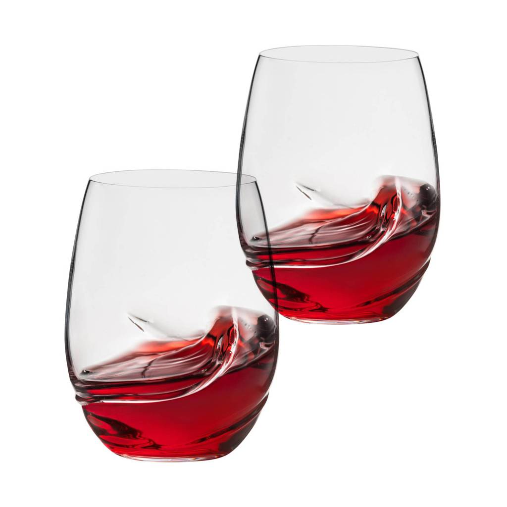 Oxygen Stemless Wine Glasses 17oz Set of 2