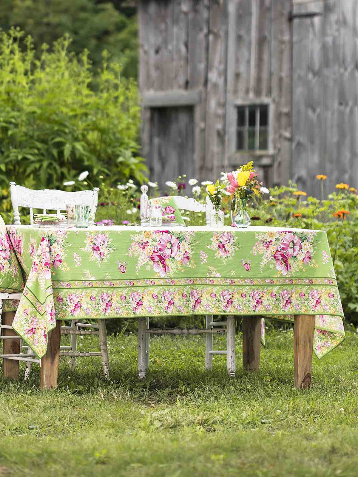 April Cornell 60x90" Tablecloth | Charming Green