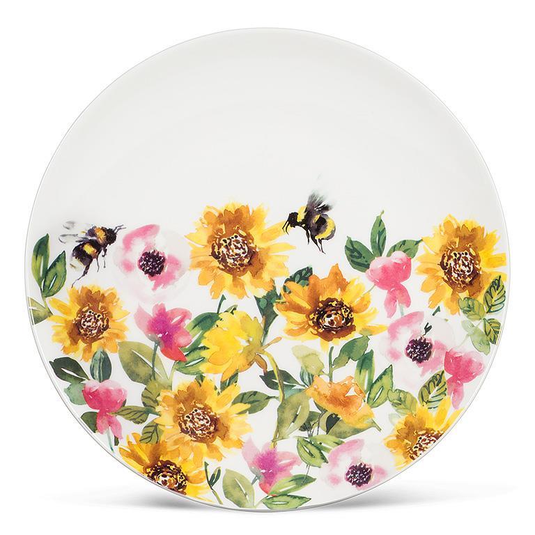 Sunflowers & Bees Small Plate