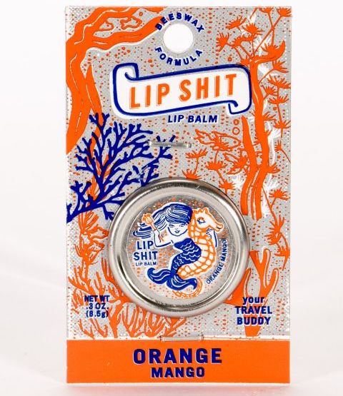 Blue Q Lip Shit | Orange Mango