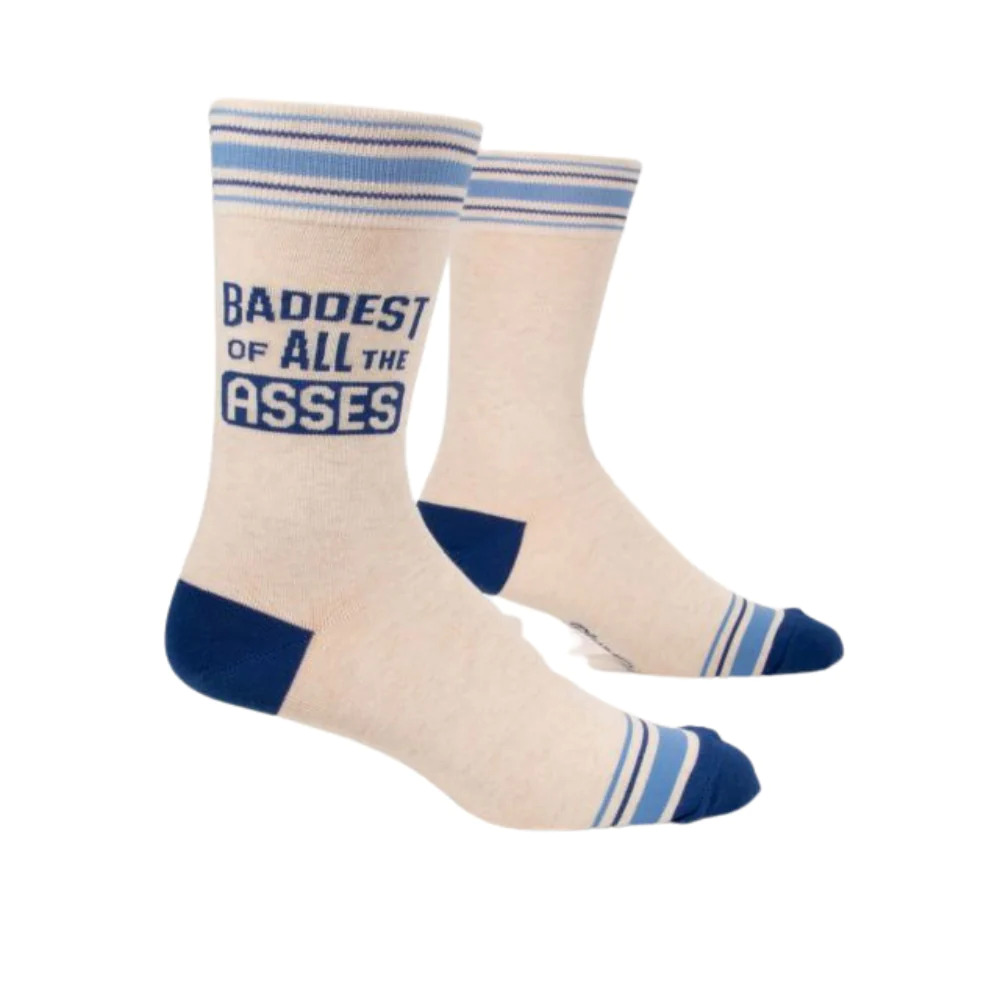 Blue Q Men\'s Socks | Baddest of Asses