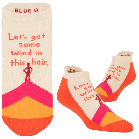 Blue Q Sneaker Socks S/M | Wind in This Hair