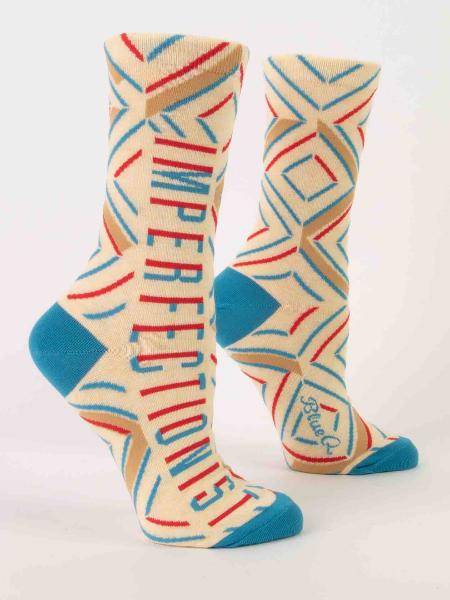 Blue Q Women's Crew Socks | Imperfectionist