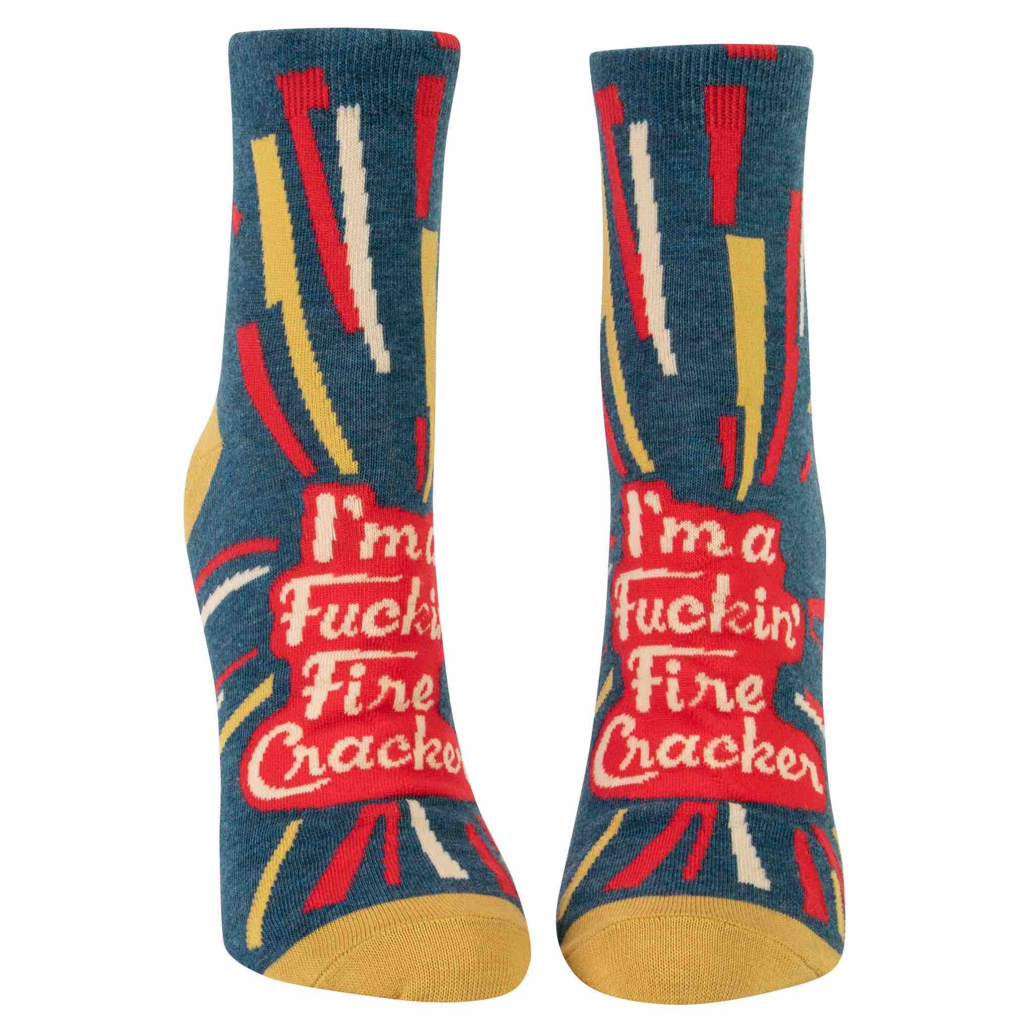 Blue Q Women\'s Ankle Socks | Firecracker