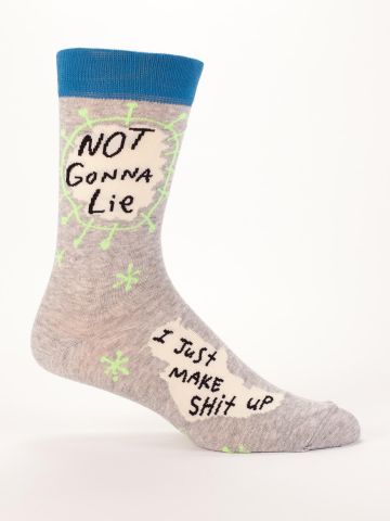 Blue Q Men's Socks | Not Gonna Lie