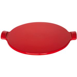Emile Henry Flame Top BBQ Pizza Stone | Grand Cru Red
