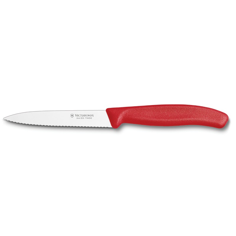 Victorinox 4" Serrated Paring Knife | Red