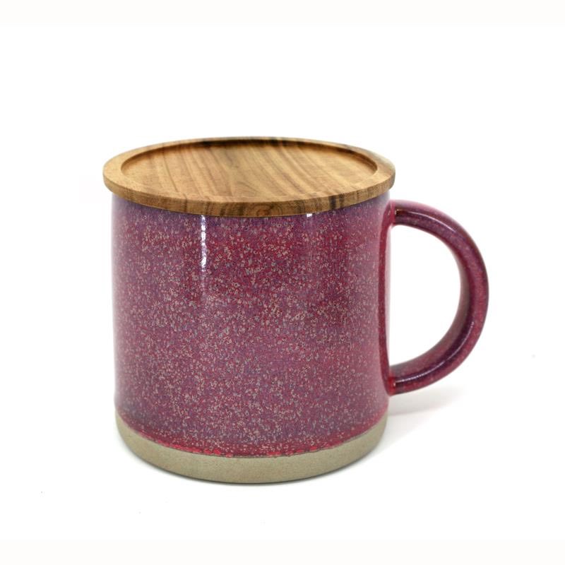 Reactive Mug with Lid | Purple