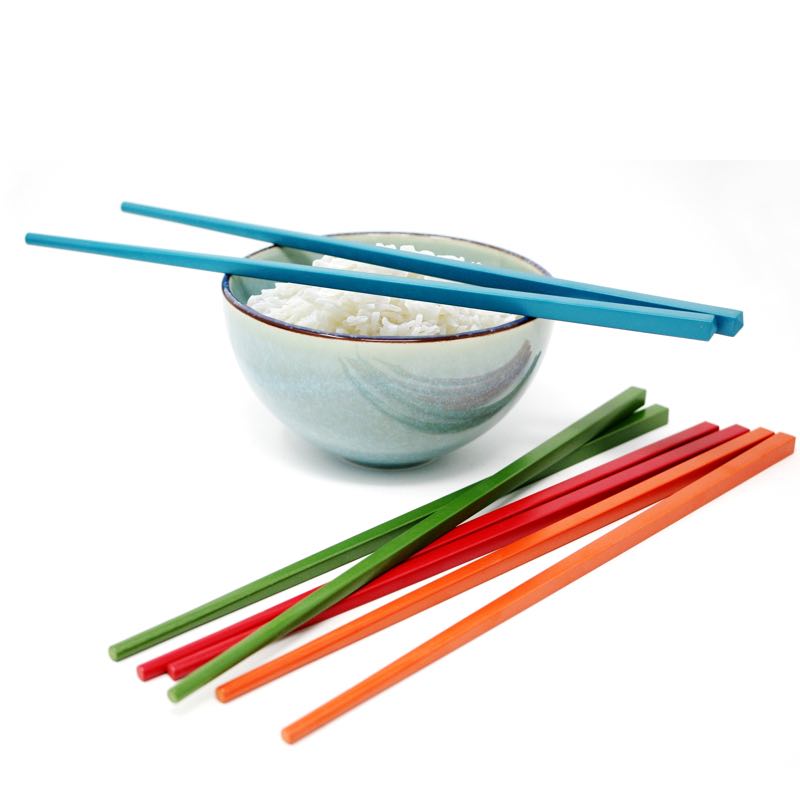 Zen Cuisine Reusable Chopsticks | 4 Sets | Colors