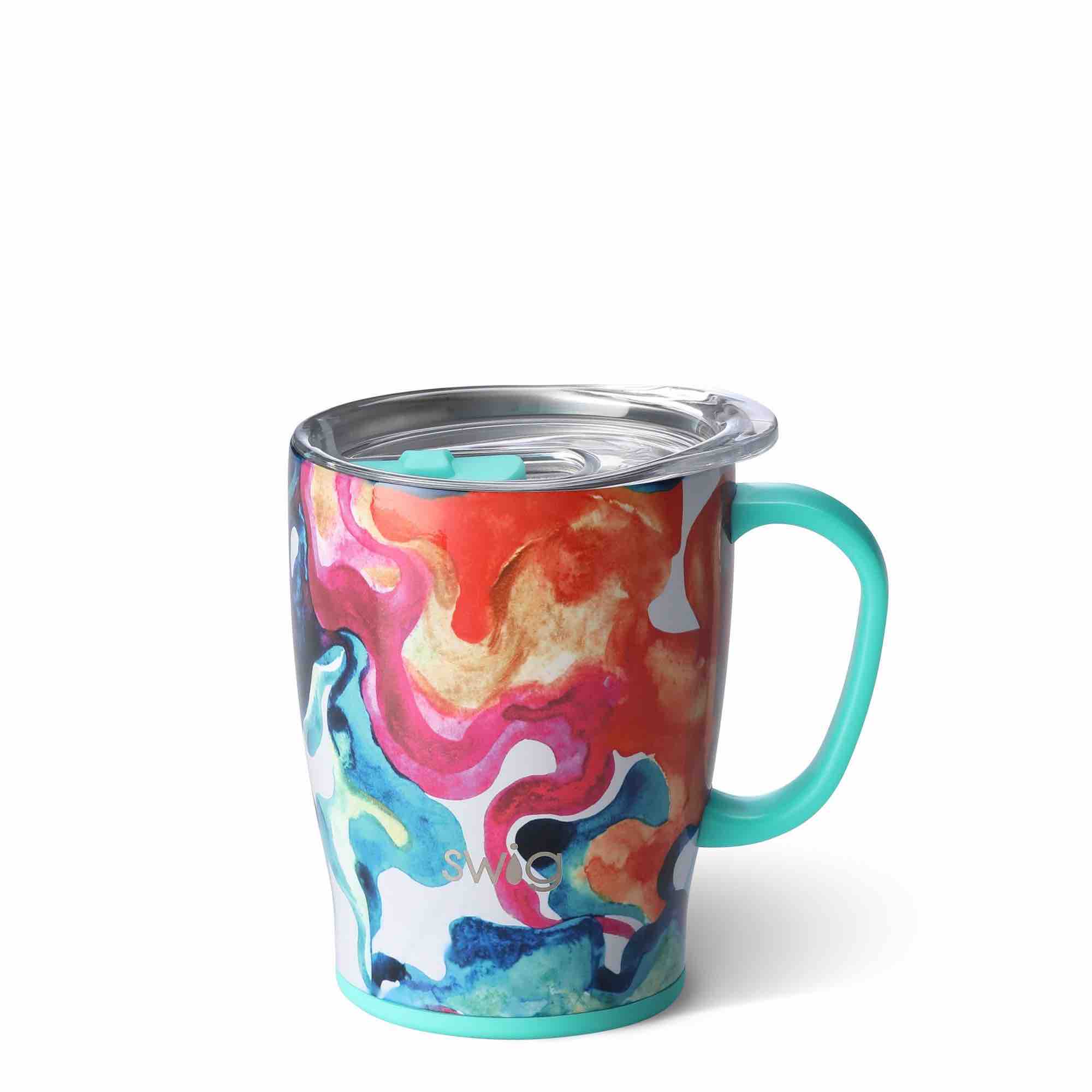 Swig Insulated Steel 18oz Mug | Color Swirl