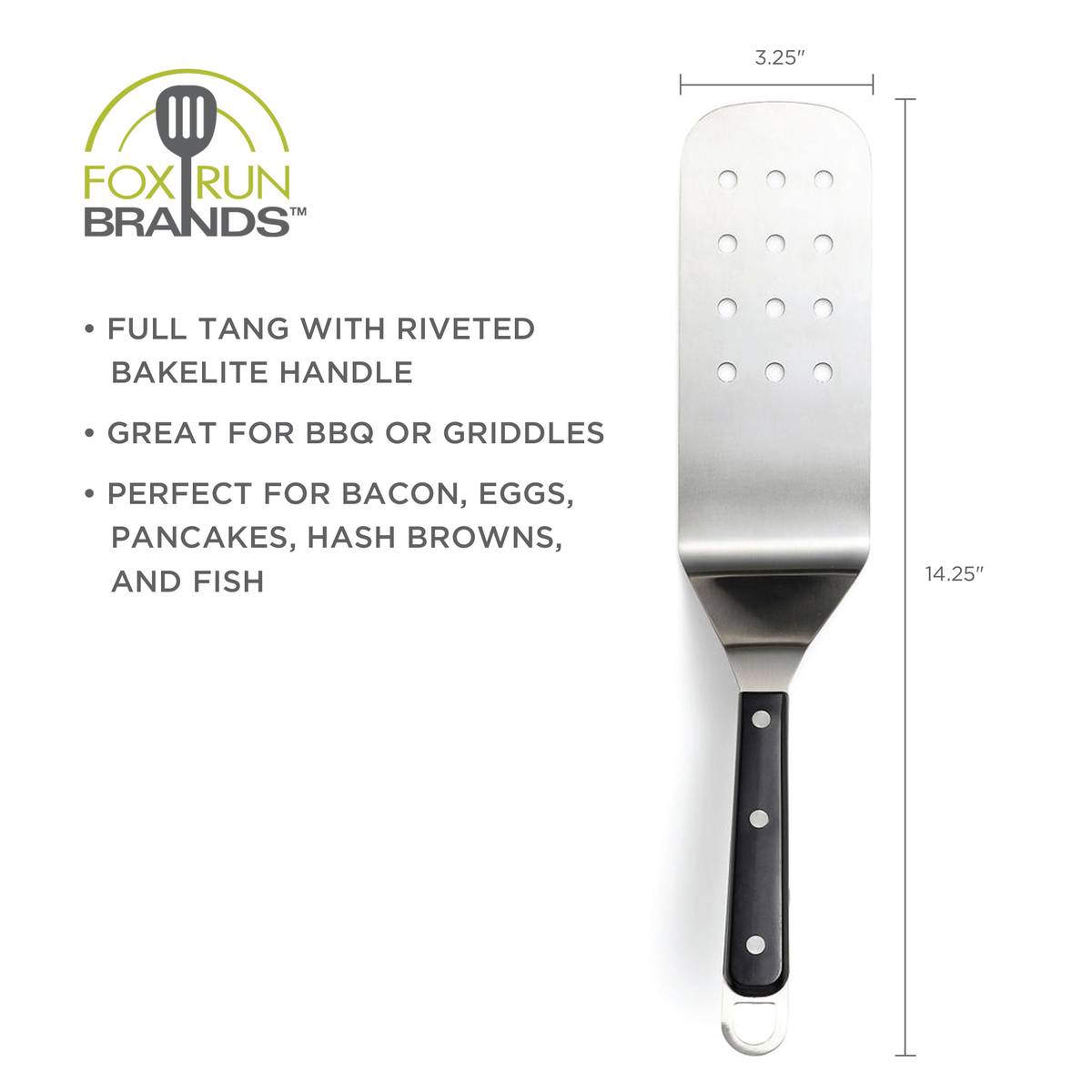 Griddle Slotted Spatula | Grill Slotted Turner