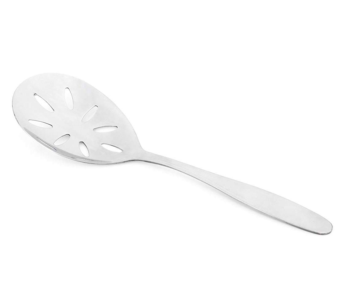 Stainless Steel Slotted Serving Spoon | Large