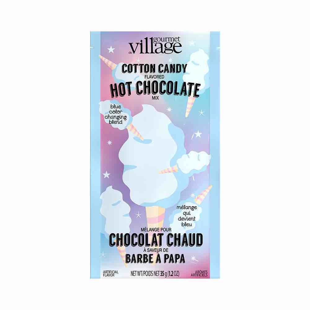 Gourmet du Village Cotton Candy Blue Colored White Hot Chocolate