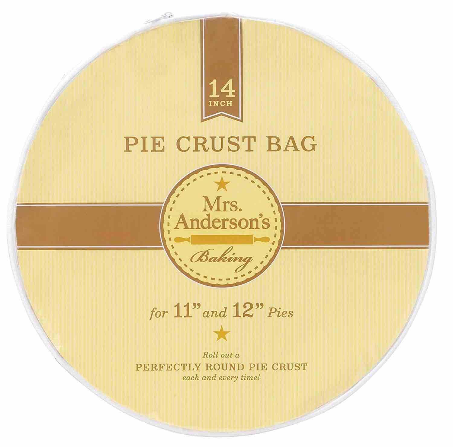 Mrs. Anderson's Easy No-Mess 14" Pie Crust Maker Bag