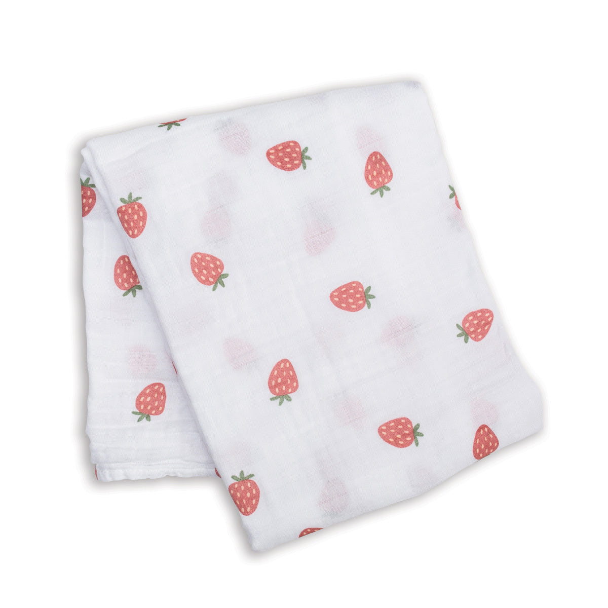 Lulujo Muslin Swaddle Blanket | Strawberries