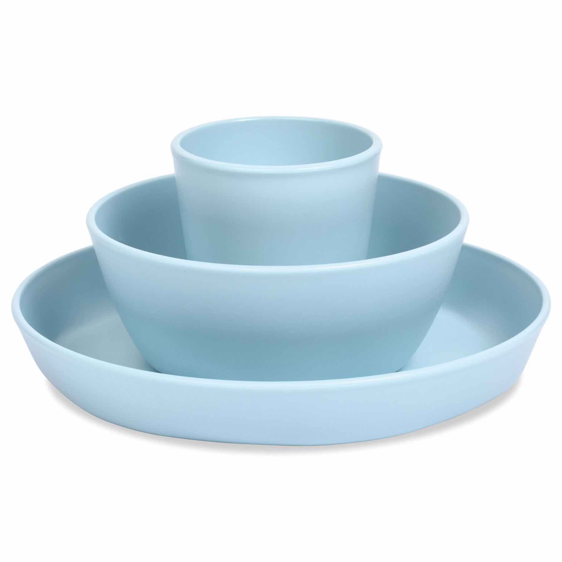 Tiny Twinkle Plastic Tableware Set | Blue