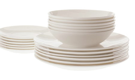 Maxwell & Williams Cashmere Coupe 18pc Bone China Dining Set