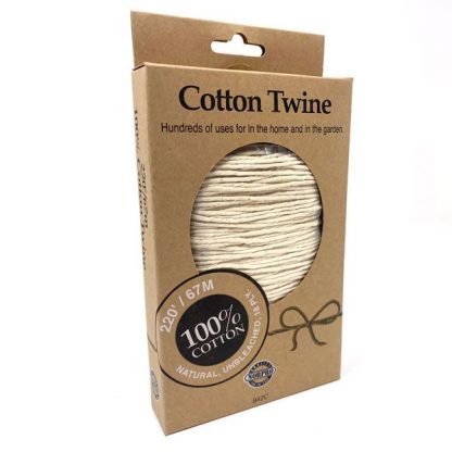 Unbleached Natural Cotton Twine | 220ft
