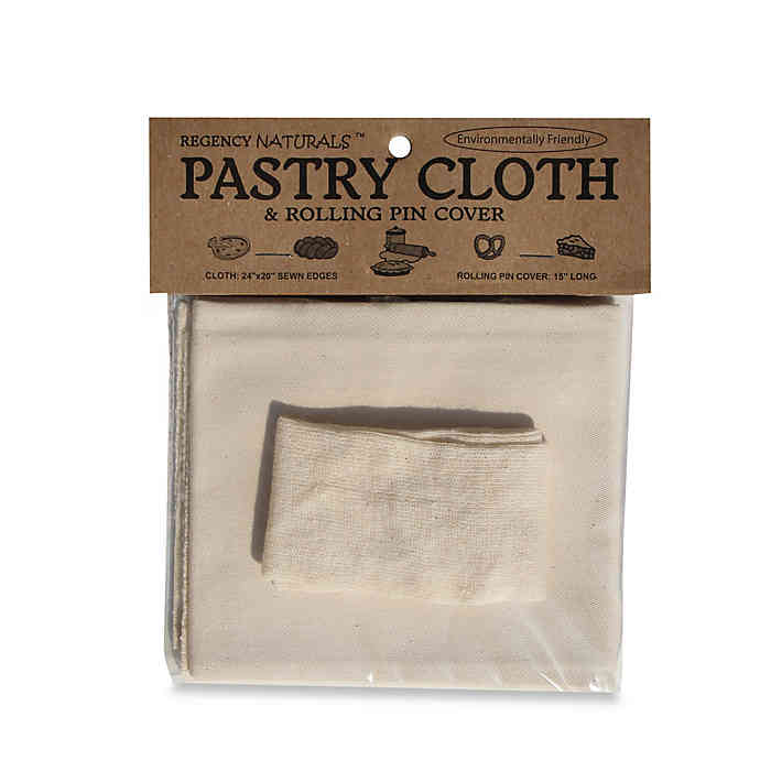 Regency Naturals Pastry Cloth & Rolling Pin Cover