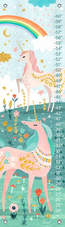 Growth Chart | Magical Unicorn by Irene Chan