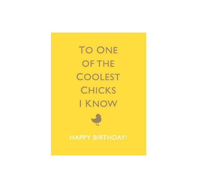 Birthday Card | Coolest Chick