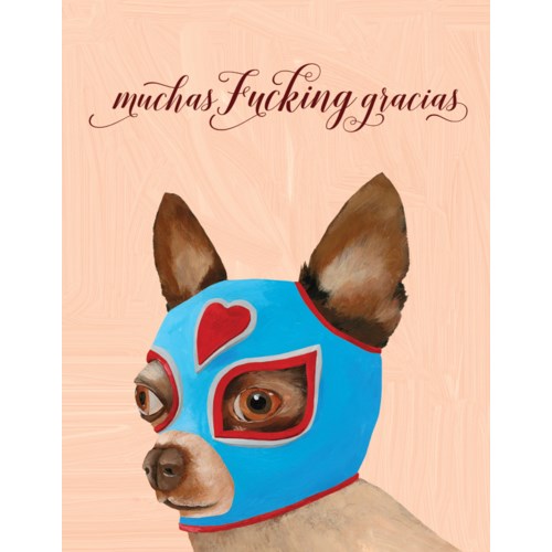 Thank You Card | Luchador Chihuahua Dog