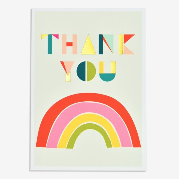 Thank You Card | Rainbow