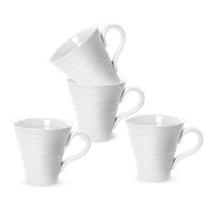 Sophie Conran White Mugs |  Set of 4