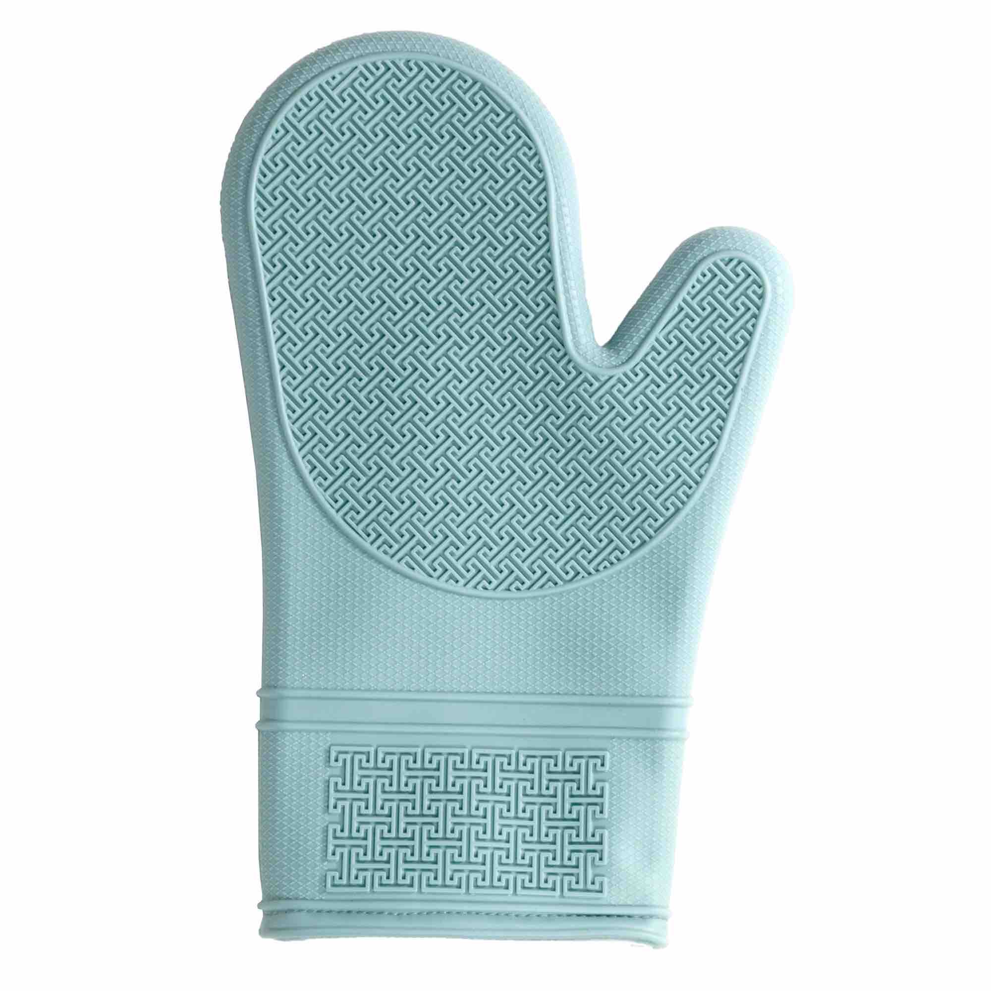 Silicone Oven Mitt with Cotton Lining | Teal