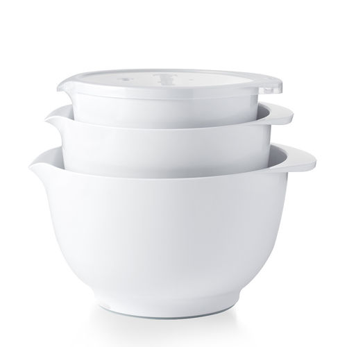 3pc Rosti Margrethe Mixing Bowl Set | White