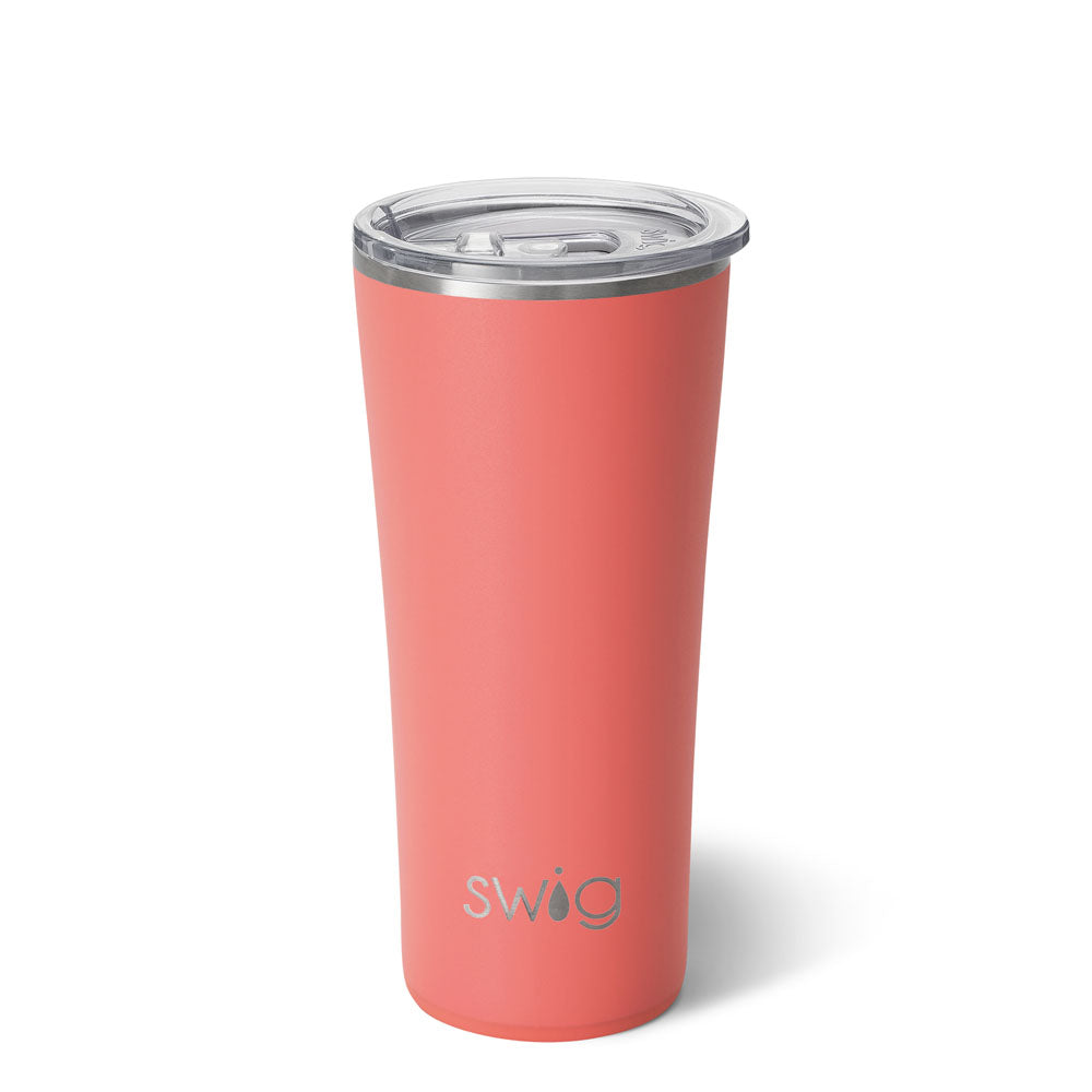 Swig Insulated Steel 22oz Travel Tumbler | Coral