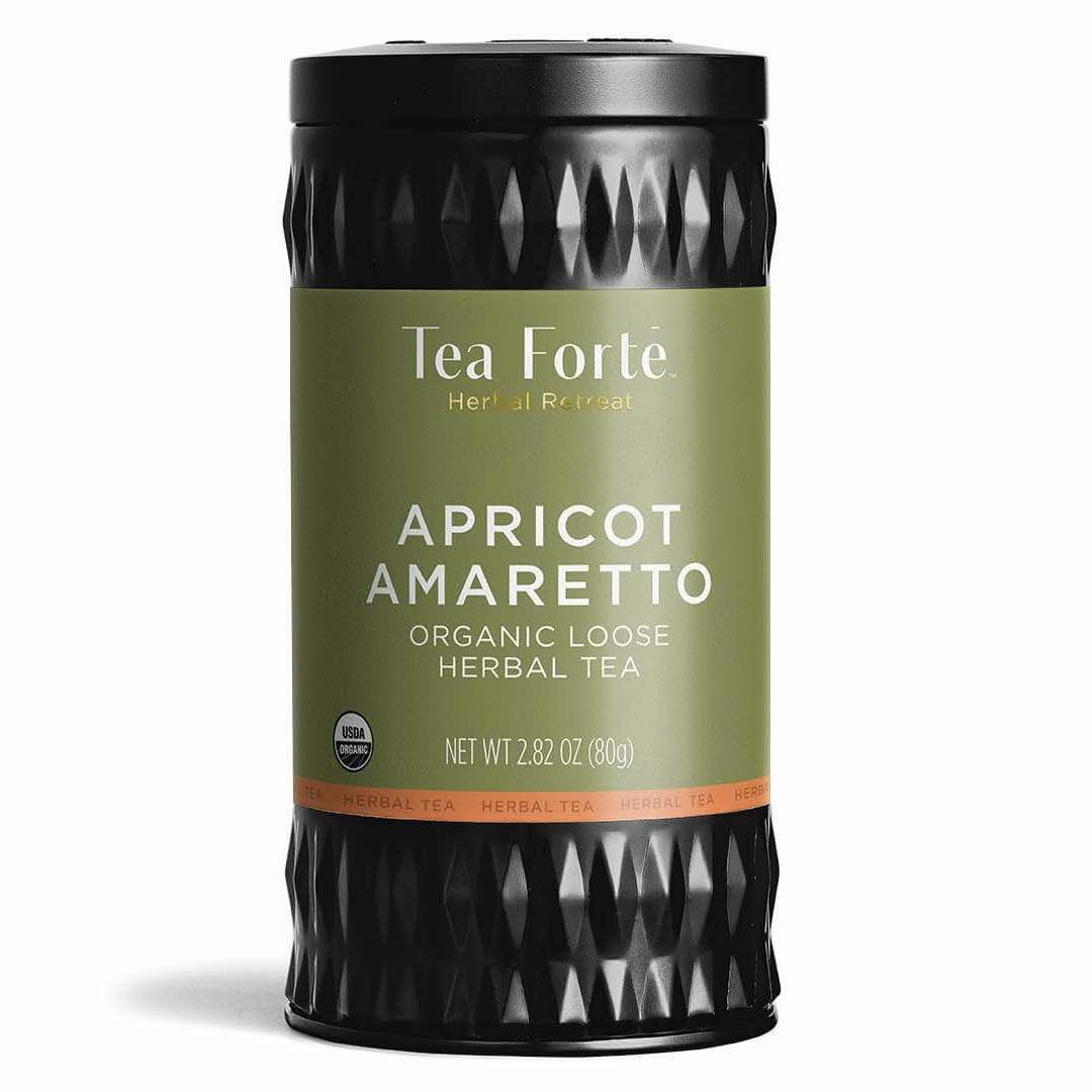 Tea Forte Herbal Tea Canister | Apricot Amaretto