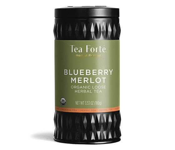 Tea Forte Herbal Tea Canister | Blueberry Merlot