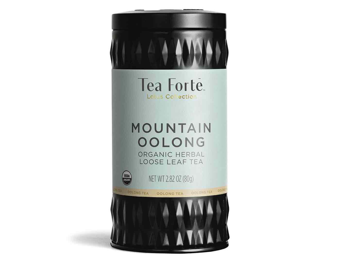 Tea Forte Herbal Tea Canister | Lotus Mountain Oolong
