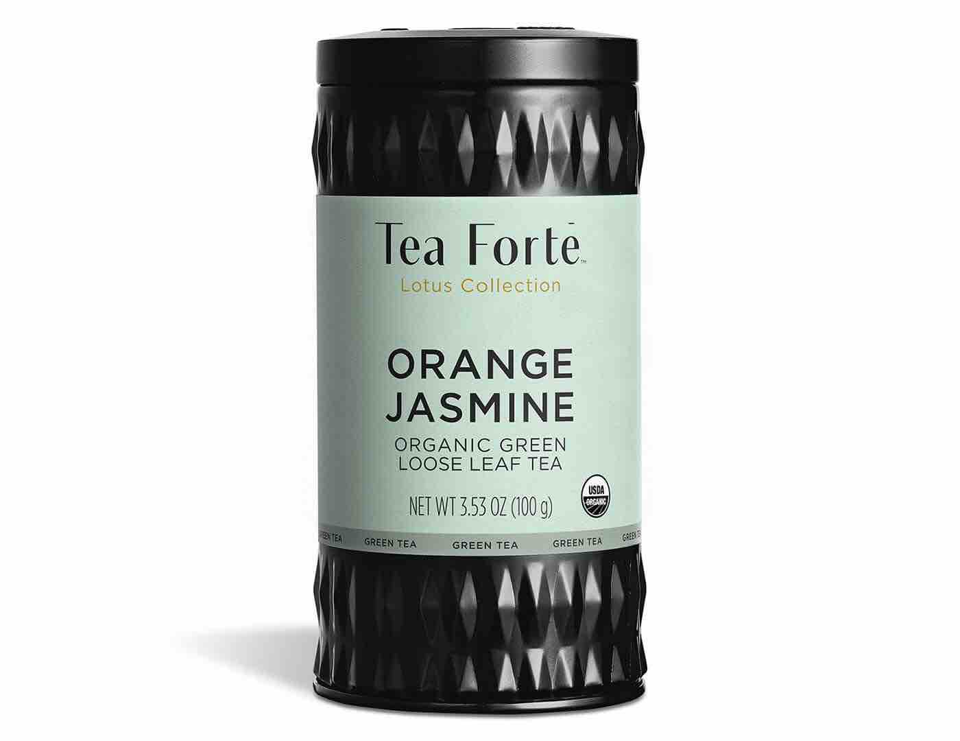 Tea Forte Green Tea Canister | Orange Jasmine