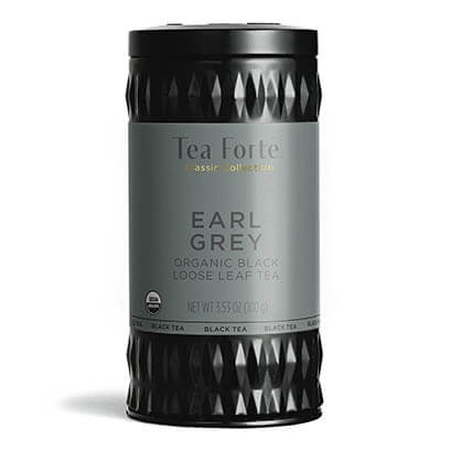 Tea Forte Black Tea Canister | Earl Grey