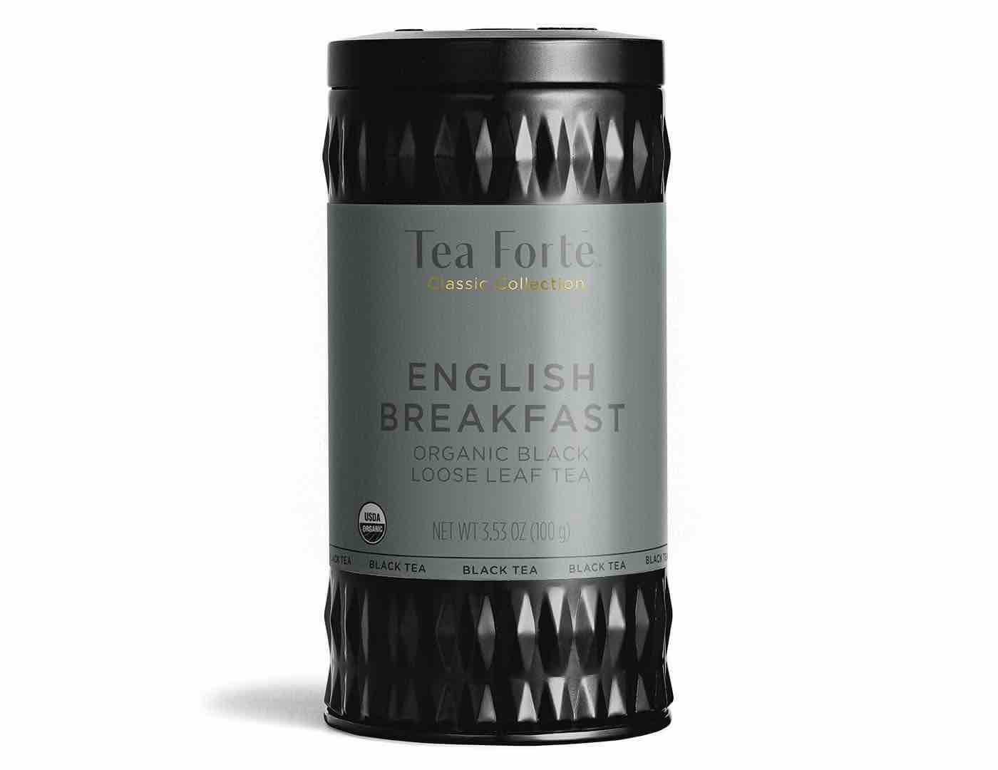 Tea Forte Black Tea Canister | Organic English Breakfast