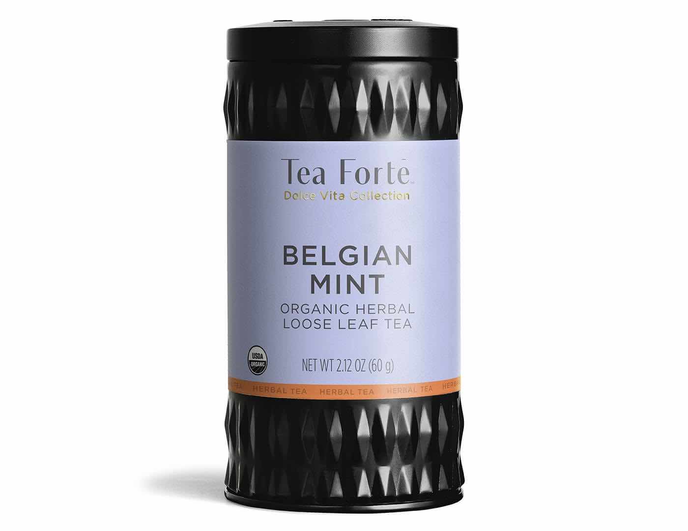 Tea Forte Herbal Tea Canister | Belgian Mint