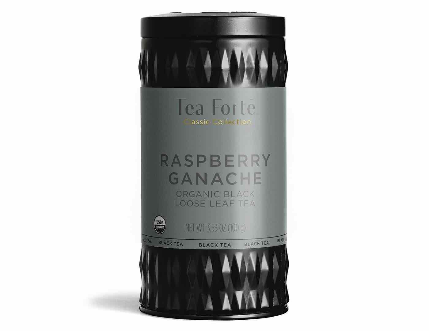 Tea Forte Black Tea Canister | Raspberry Ganache