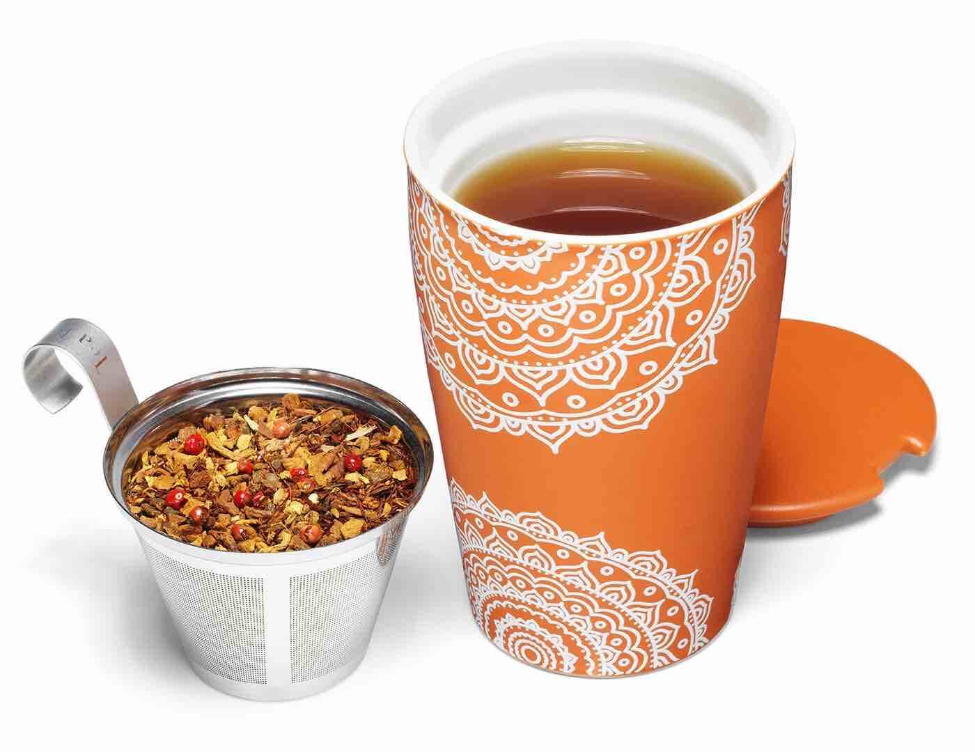 Tea Forte KATI Loose Tea Tumbler | Chakra