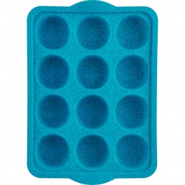 Structure Silicone 12 cup Standard Muffin Pan | Tropical Granite
