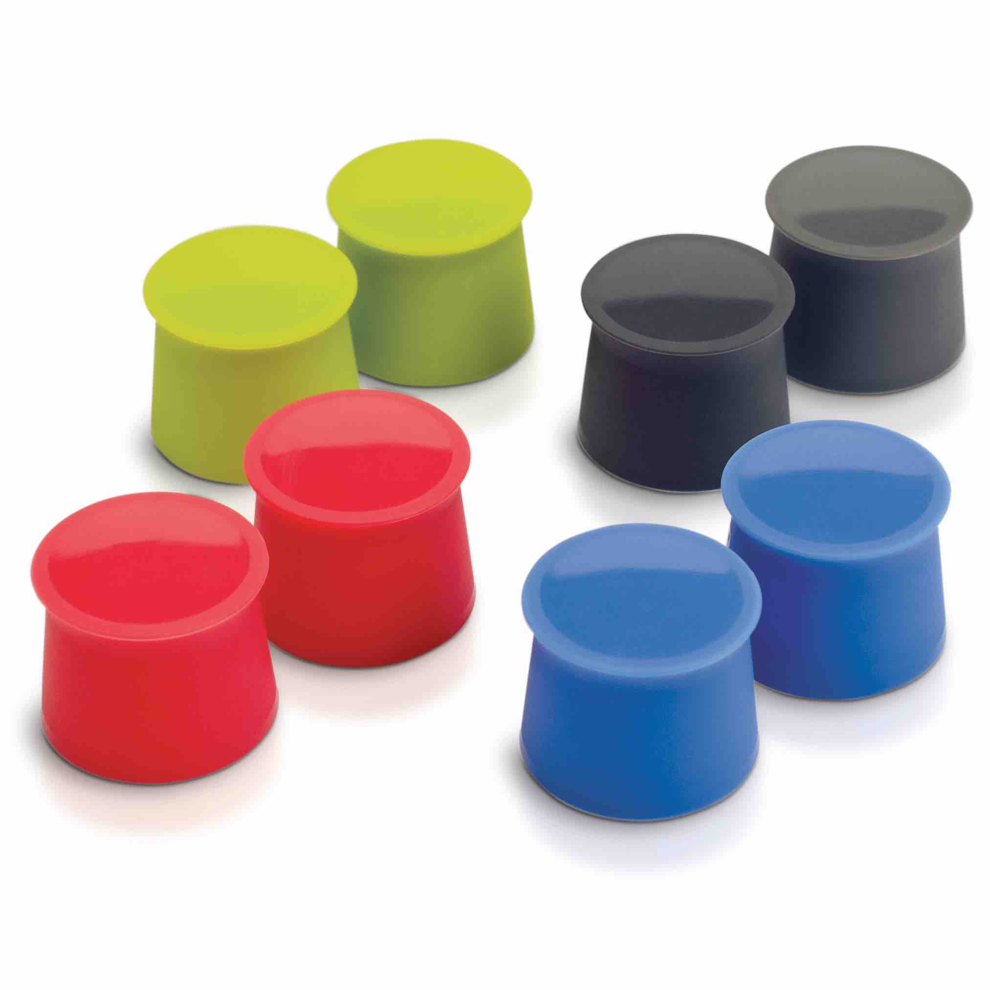 Tovolo Silicone Wine Caps | Set of 2 Stoppers | Red